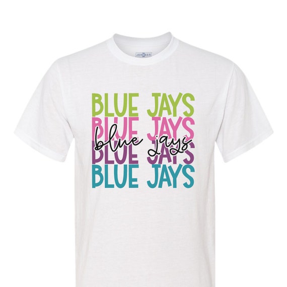 Bluejays game day spirit wear t-shirts.