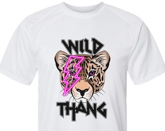 Wild Thing Leopard school team spirit wear t-shirt