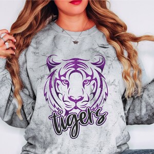 Custom Tigers Spirit Wear: Comfort Colors T-Shirt or Sweatshirt
