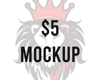 5 dollar mockup