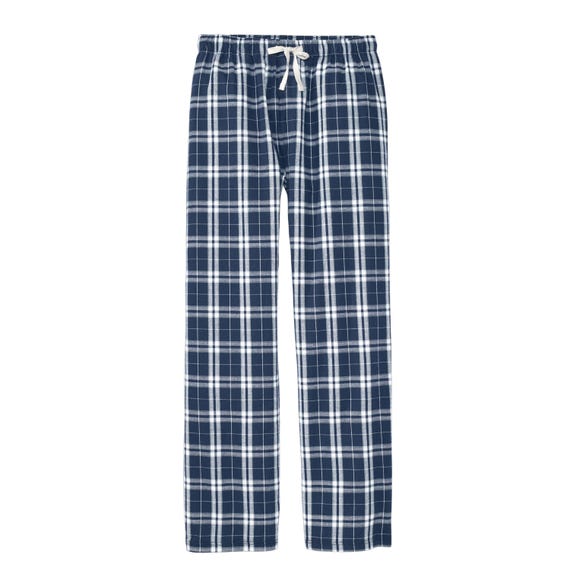 Navy plaid buffalo flannel pajama bottoms