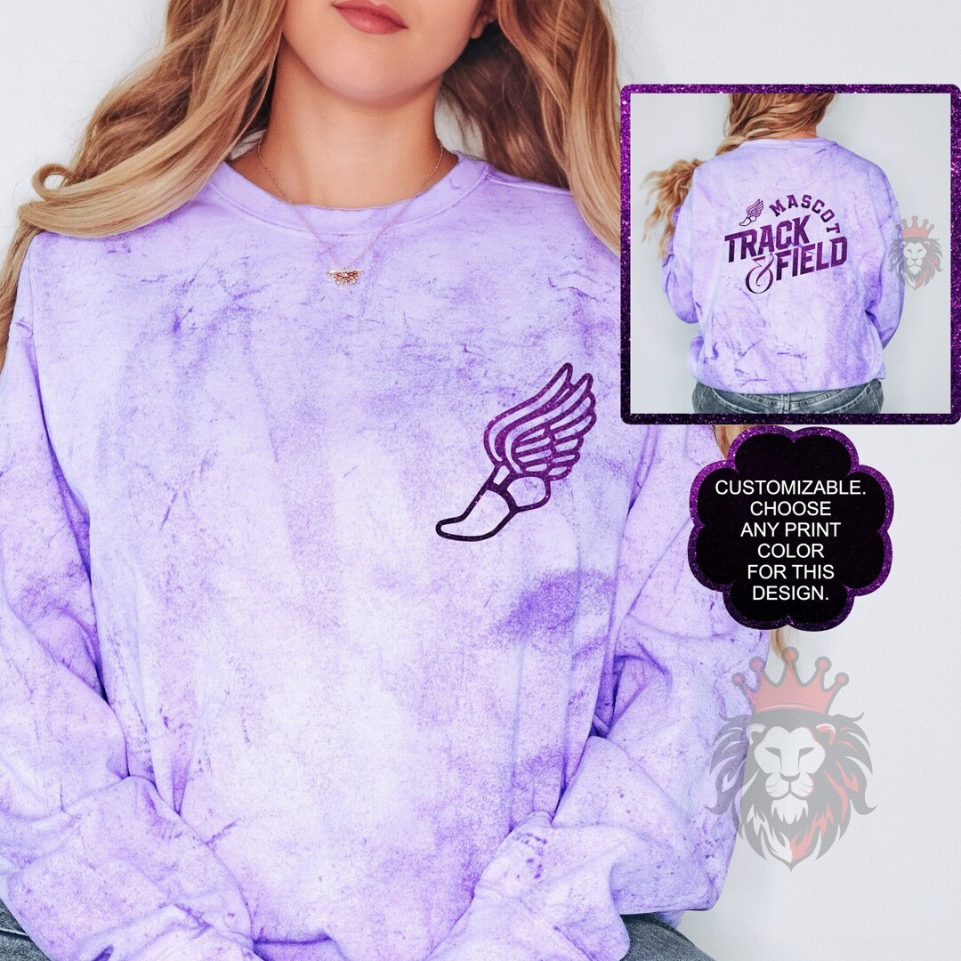 Custom and Personalized Track & Field Spirit Wear on Comfort Colors