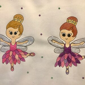 Personalised Sugar plum fairy drawing