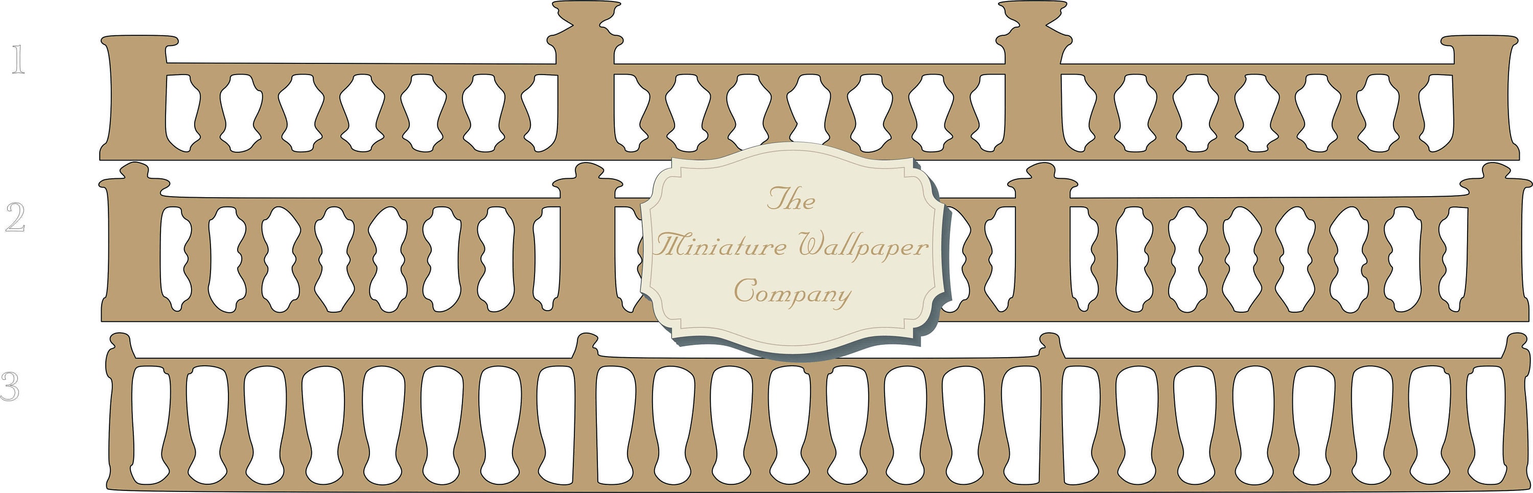 dolls house balustrade