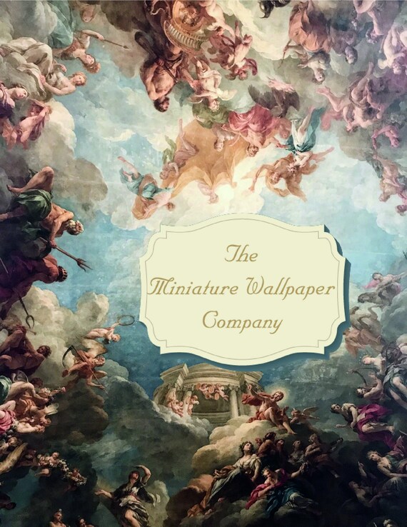 Versailles Ceiling Painting 170gsm Or Self Adhesive A3 Sheets All Scales Professional Printing