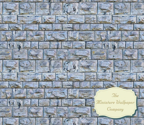 19th Century Wall Cladding Sheet 12th Scale Miniature Wallpaper 24th Scale