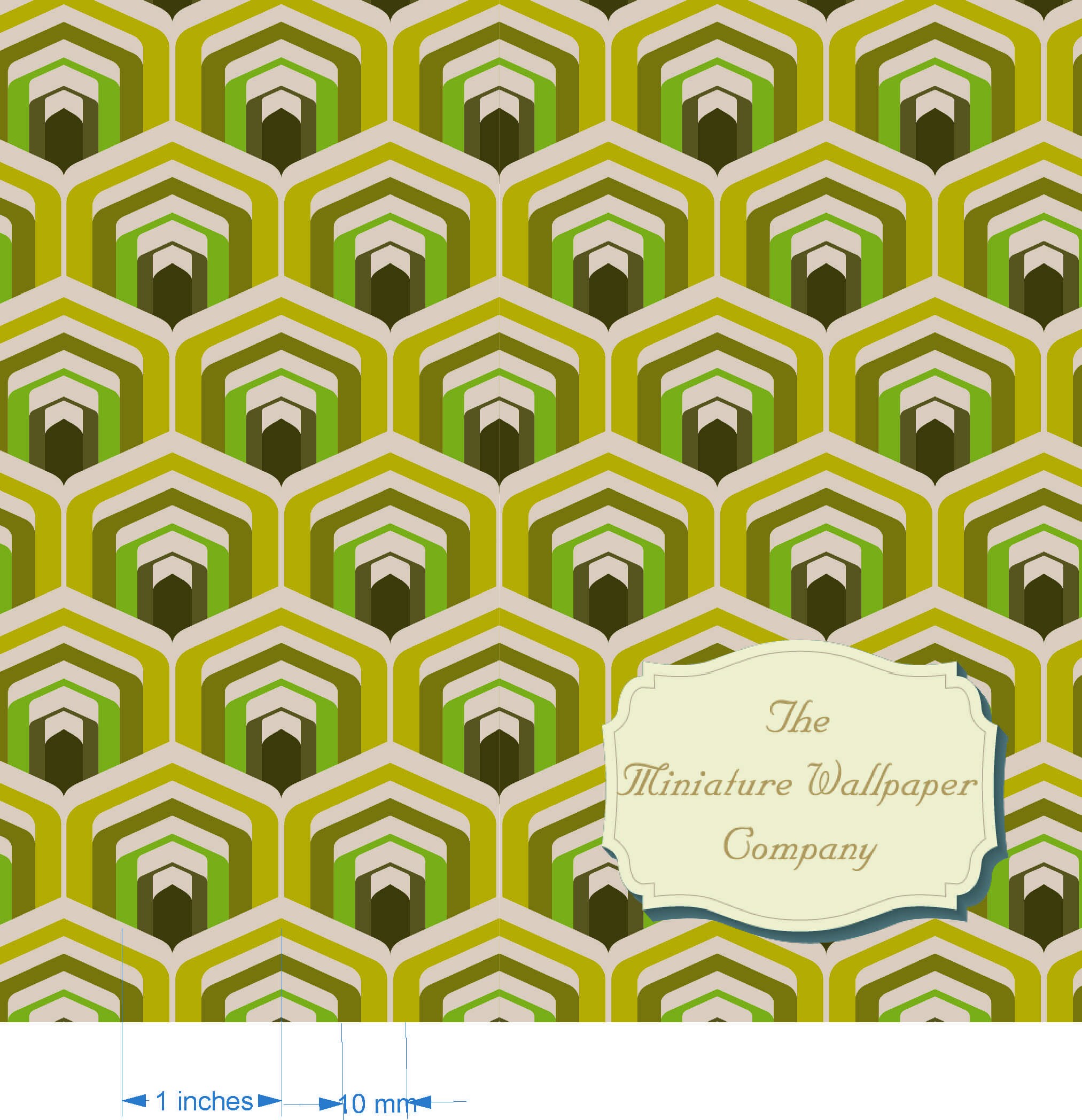 Green Wave 60s & 70s Collection Luxury Wallpaper 170gsm or | Etsy