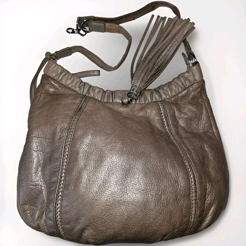 Brighton E369429 Sac à bandoulière en cuir grainé 12 x 11 x 1,5 image 3