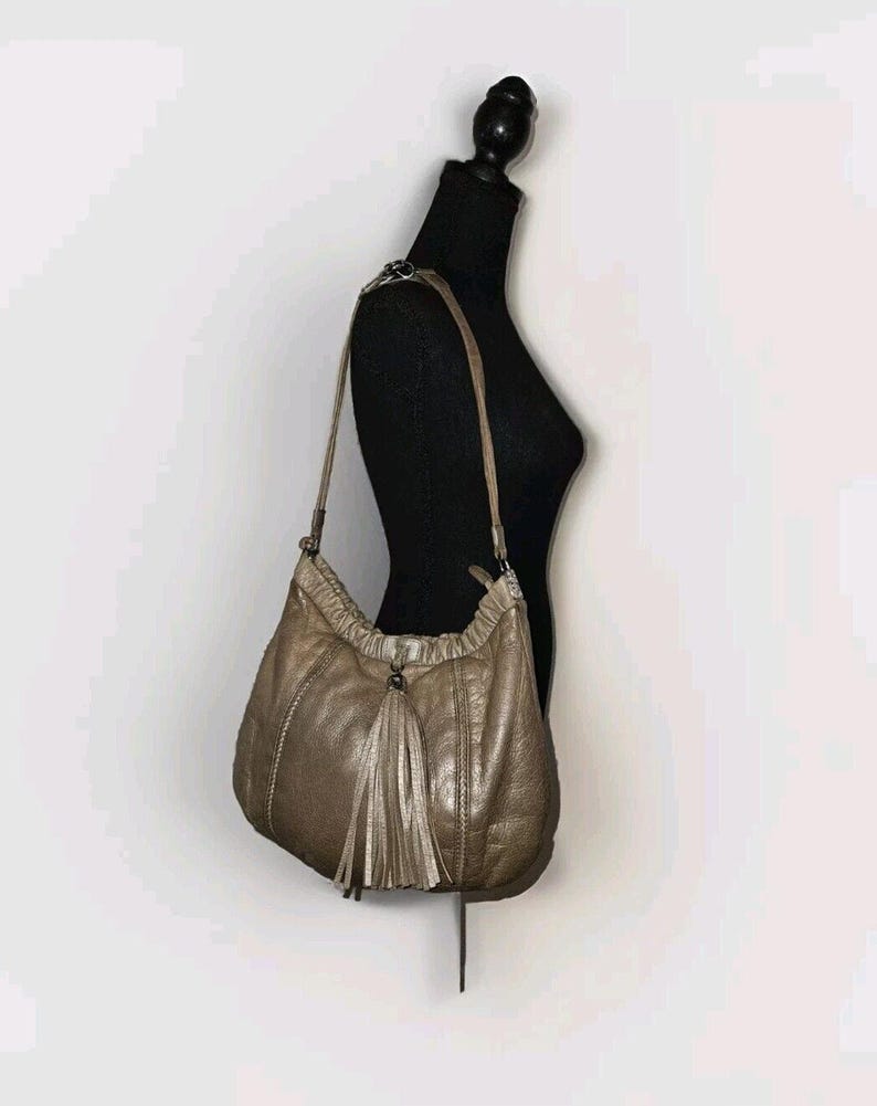 Brighton E369429 Sac à bandoulière en cuir grainé 12 x 11 x 1,5 image 2