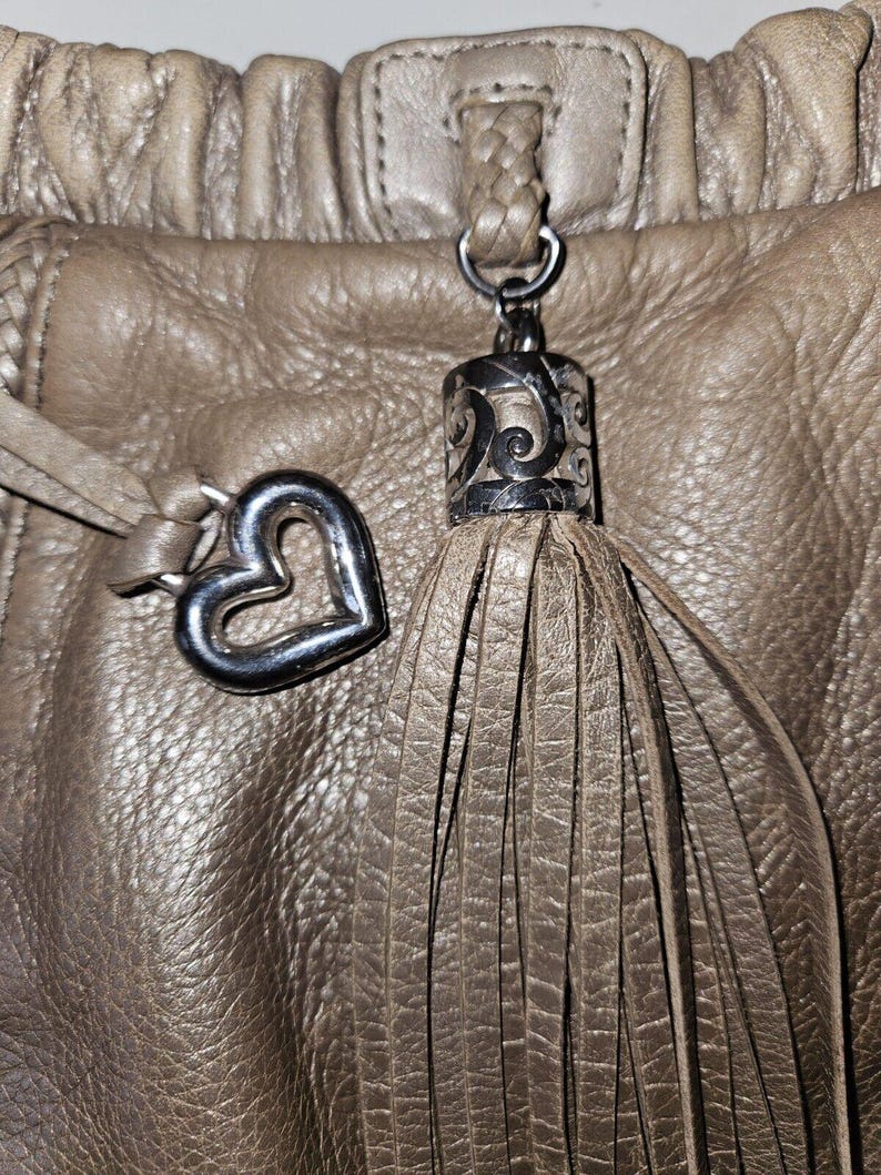 Brighton E369429 Sac à bandoulière en cuir grainé 12 x 11 x 1,5 image 9