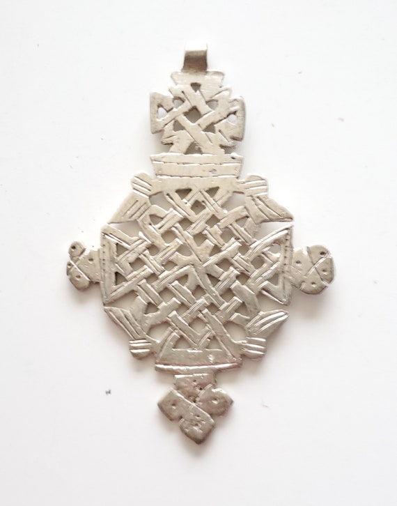 Hand Crafte Ethiopian Orthodox Coptic Cross Pendan