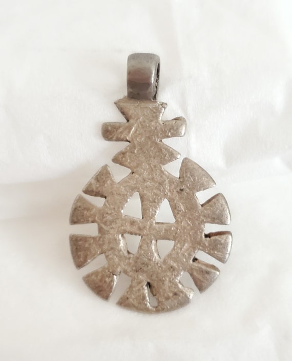 Antique Silver Ethiopian pendant Amulet  pendant,G