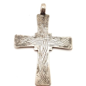 Antique Silver Ethiopian Orthodox Coptic Cross pendant,Maria Theresa ,silver coin, Cross Pendant,Ethnic Tribal,Handmade Jewelry