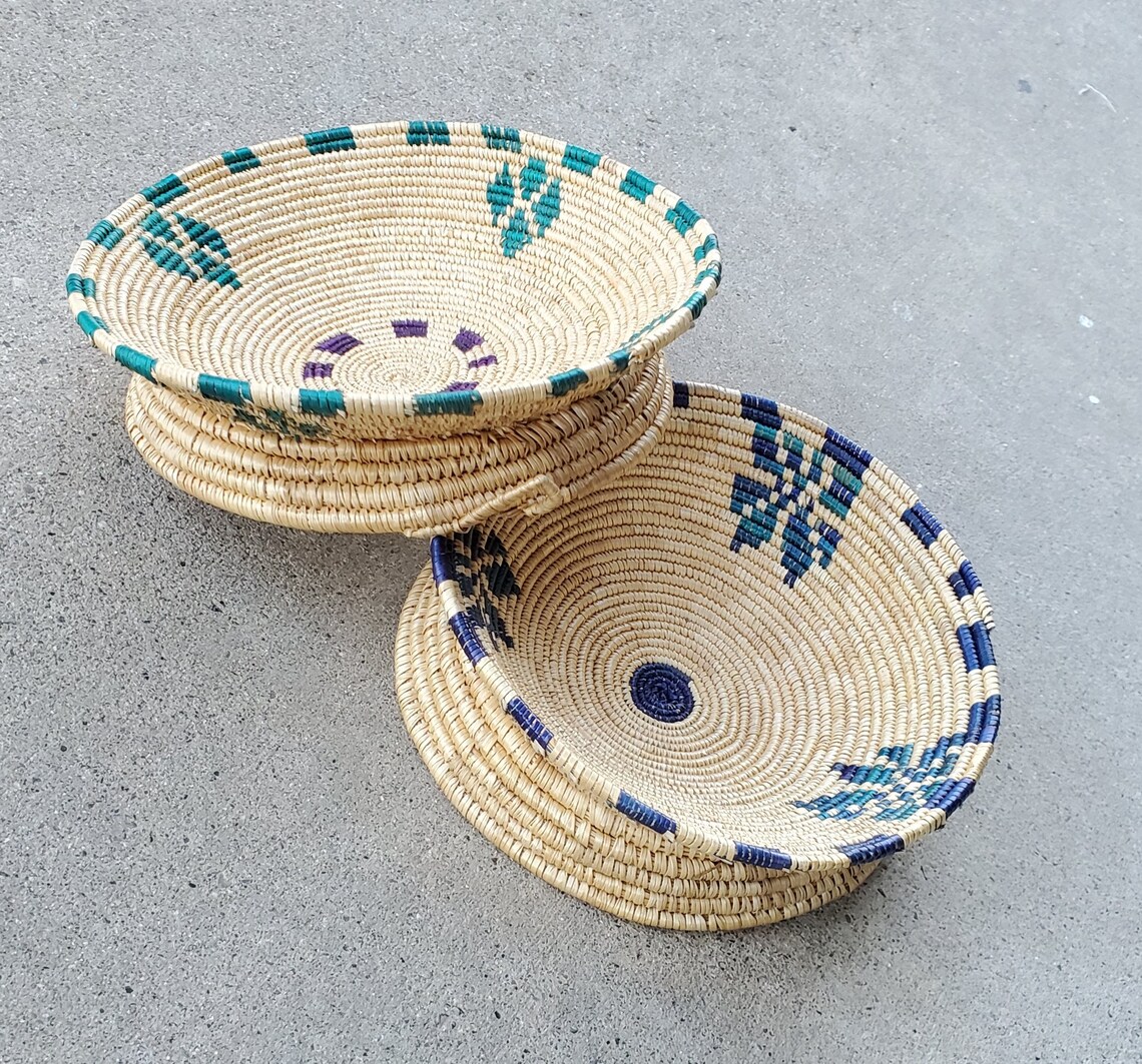 Ethiopian Eritrean handwoven basket small wall basketAfrican Etsy