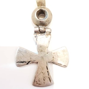 Antique Silver Ethiopian Orthodox Coptic Cross pendant,Maria Theresa ,silver coin, Cross Pendant,Ethnic Tribal,Handmade Jewelry