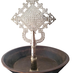 Ethiopian Orthodox Church Large processional cross Coptic Nickel cross, Crucifixes & Crosses, Handmade Cross, Religious Home Décor