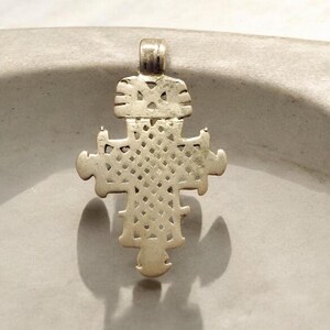 Antique Silver Ethiopian Orthodox Coptic Cross pendant,Maria Theresa ,silver coin, Cross Pendant,Ethnic Tribal,Handmade Jewelry