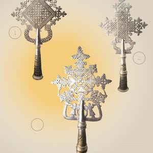 Ethiopian Orthodox Church Large processional cross Coptic Nickel cross, Crucifixes & Crosses, Handmade Cross, Religious Home Décor