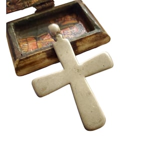 Antique Silver Ethiopian Orthodox Coptic Cross pendant,Maria Theresa ,silver coin, Cross Pendant,Ethnic Tribal,Handmade Jewelry