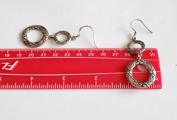Moroccan Berber Sterling Silver Dangle Earrings: … - image 9