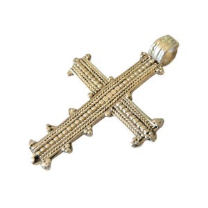 Antique Silver Ethiopian Orthodox Coptic Cross pendant,Maria Theresa ,silver coin, Cross Pendant,Ethnic Tribal,Handmade Jewelry