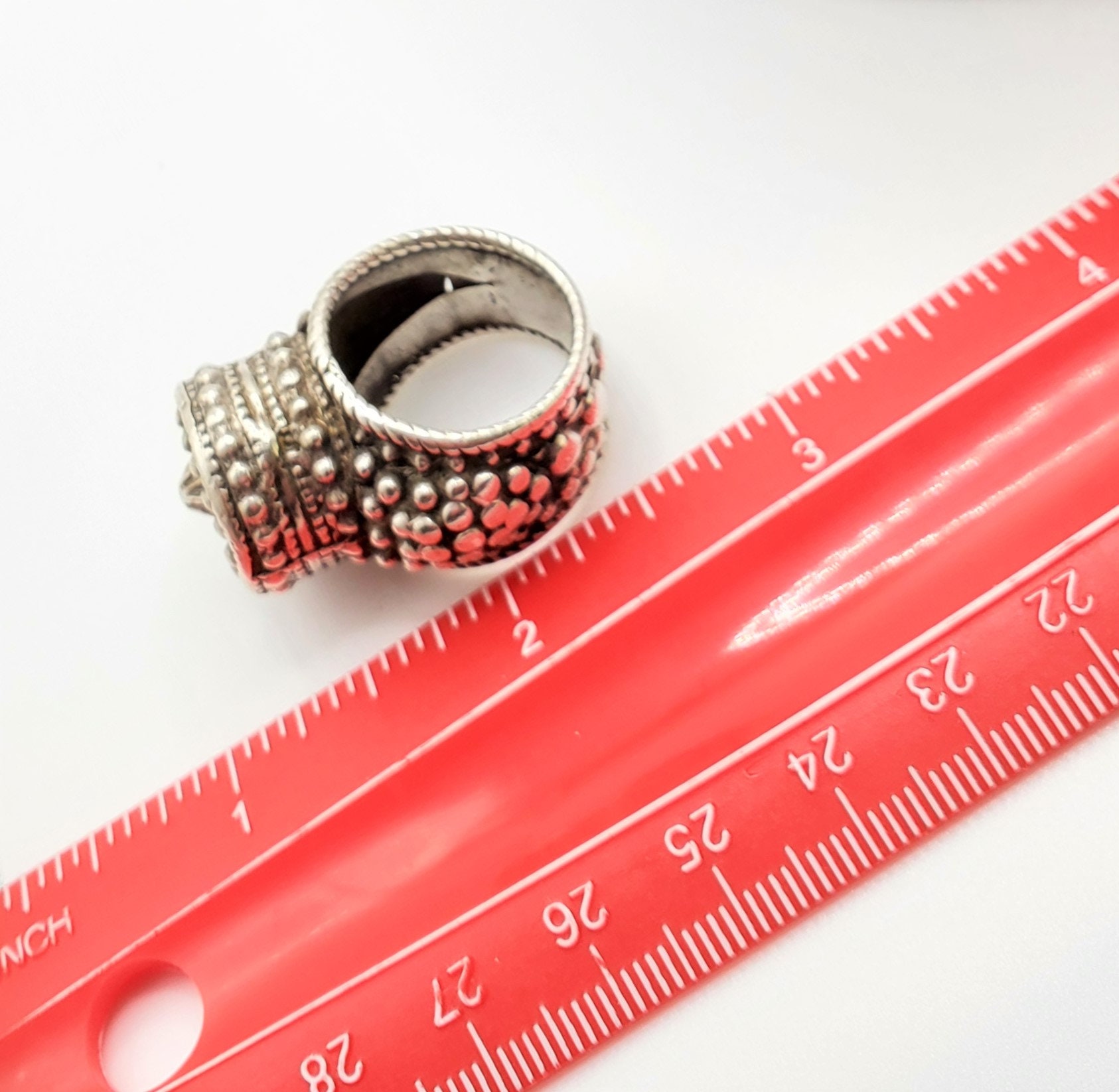 Antique Bawsani Yemen Silver Wedding Ring Size 8 Yemen Tribal - Etsy