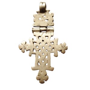 Antique Silver Ethiopian Orthodox Coptic Cross pendant,Maria Theresa ,silver coin, Cross Pendant,Ethnic Tribal,Handmade Jewelry