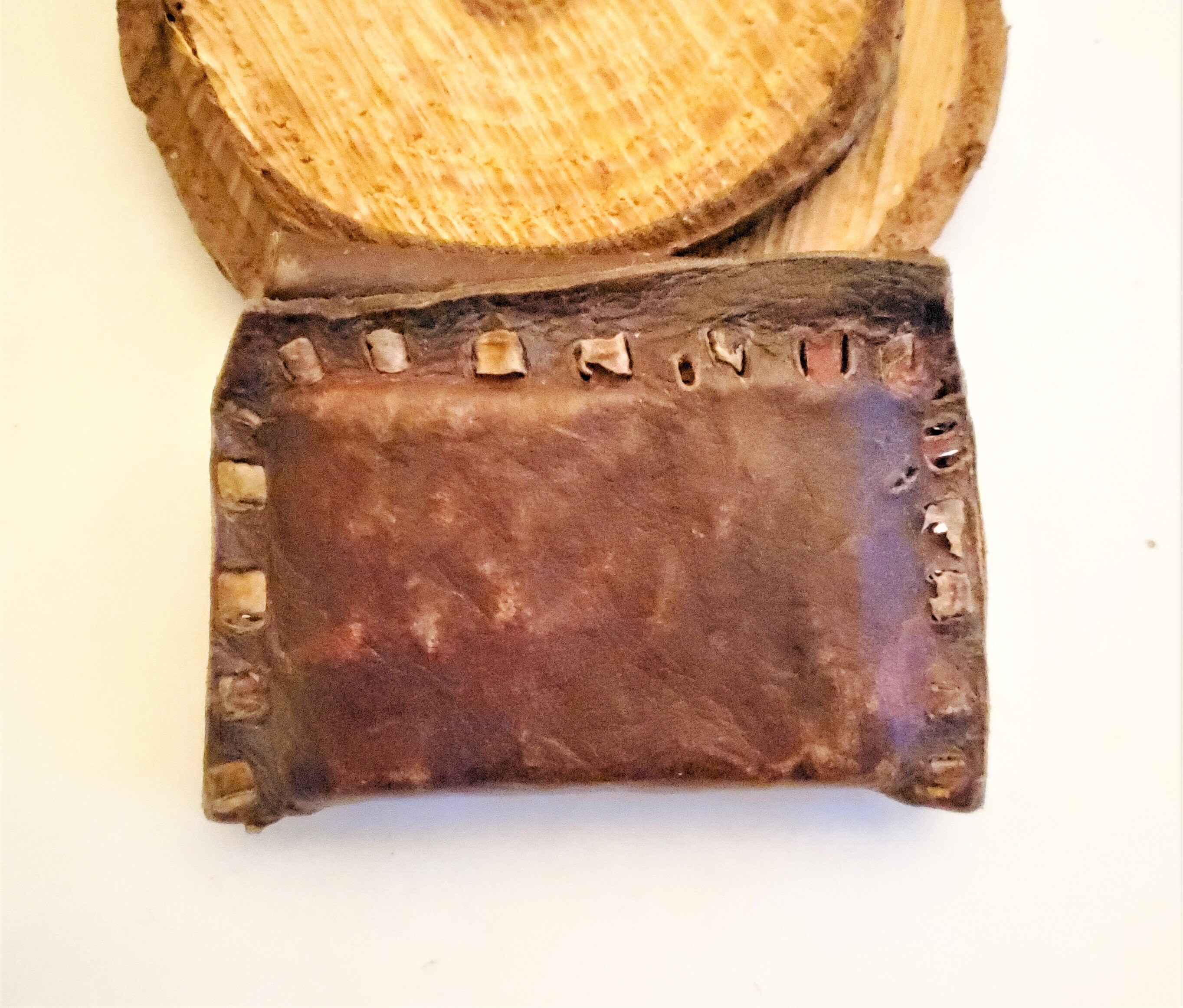 Old Ethiopian Healing Amulet Kitab「キタブ」? Old Ethiopian Leather Healing Scroll Protection Amulet Kitab(e)
