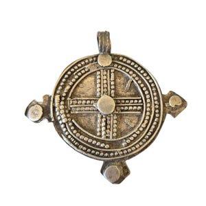 Antique Silver Ethiopian Orthodox Coptic Cross pendant,Maria Theresa ,silver coin, Cross Pendant,Ethnic Tribal,Handmade Jewelry