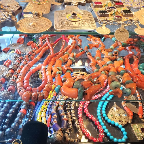 アンティークエチオピアシルバークリスチャンペンダント：手作りコプト