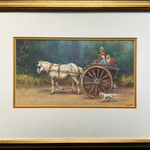 Quality Original 20thc Norfolk School Gouache & Watercolour Painting James Allen