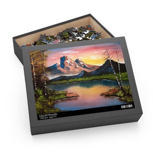 Mountain At Sunset 500 Piece Puzzle