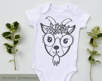 Download Baby Goat Svg Etsy
