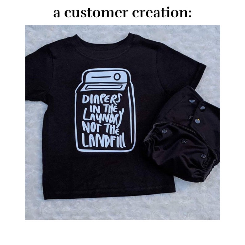 Diapers In The Laundry Not The Landfill SVG PNG Instant Etsy