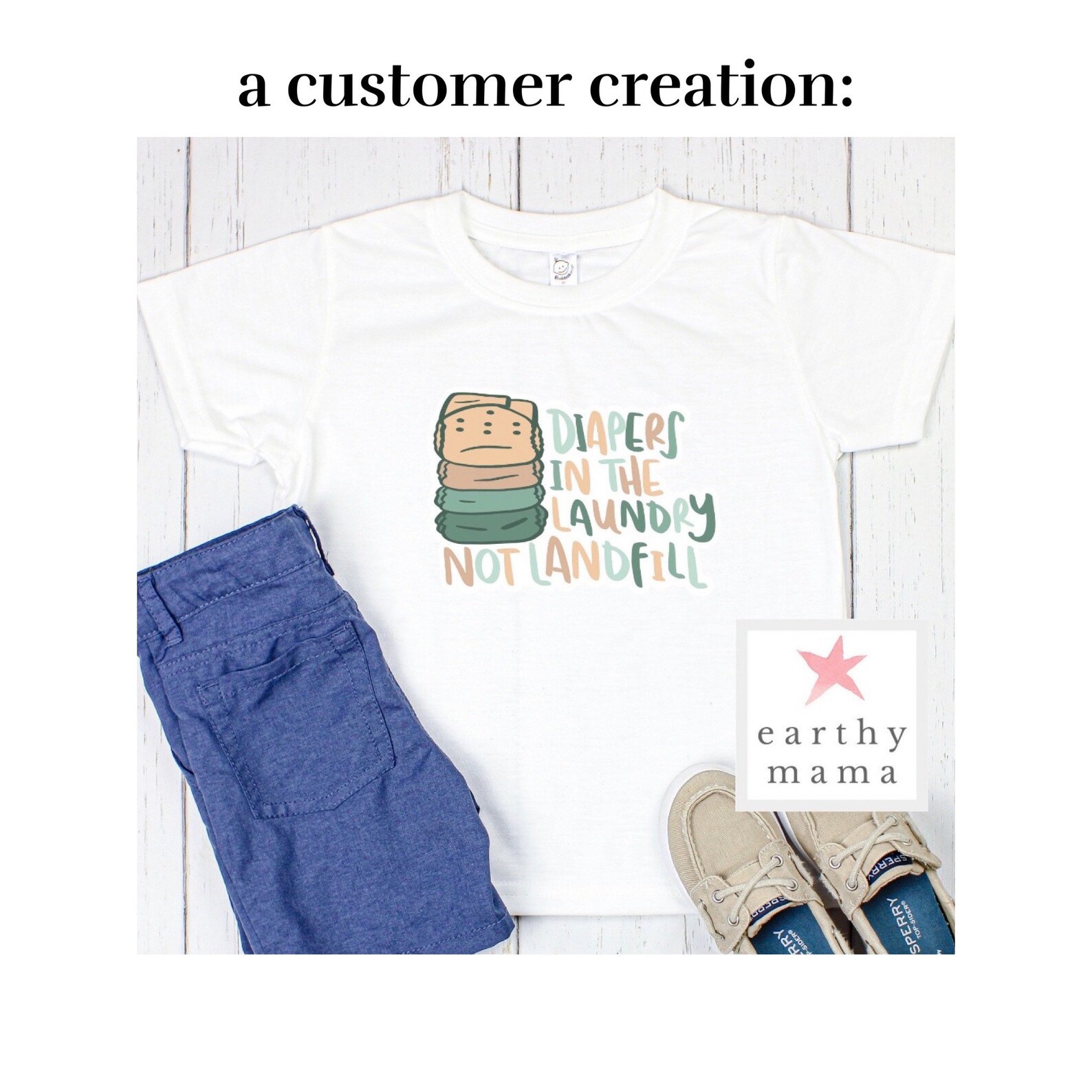 Neutral Earth Tones Diapers in the Laundry Not Landfill Png Etsy