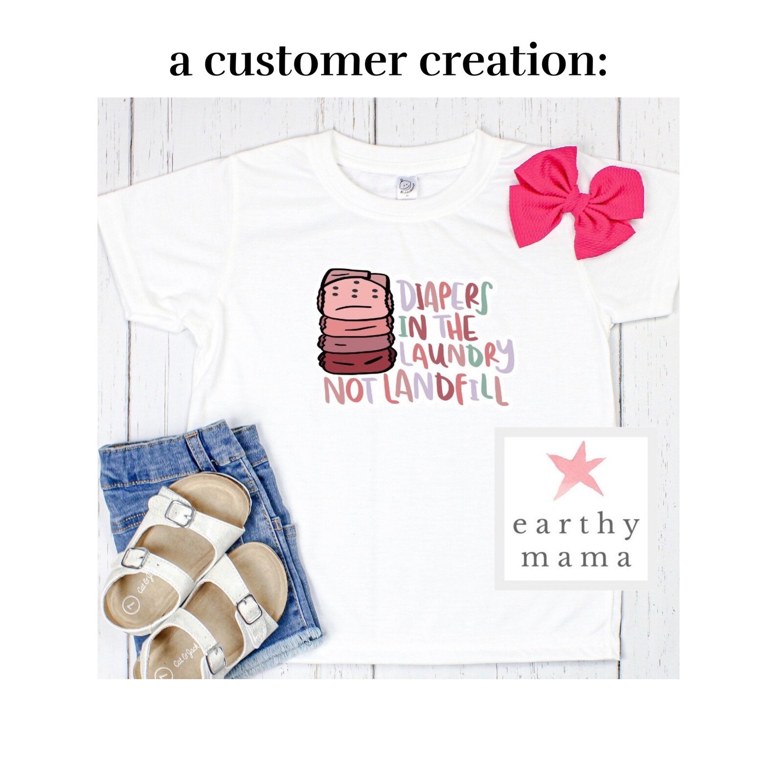 Diapers in the Laundry Not Landfill Png Cloth Diaper Sticker Etsy