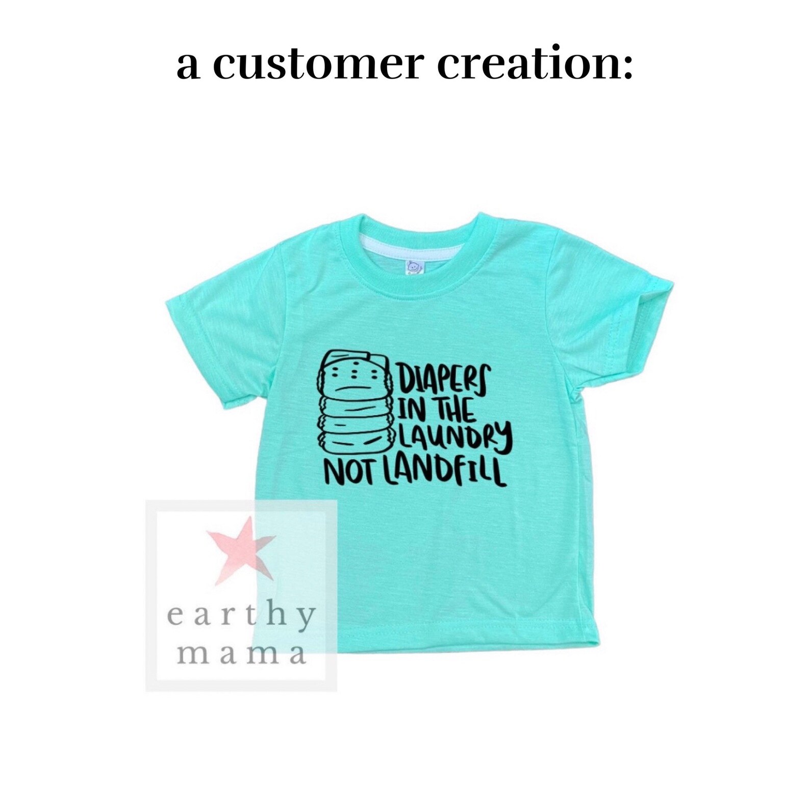 Diapers in the Laundry Not the Landfill Stack SVG PNG Digi Etsy