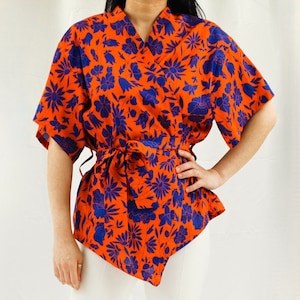 WYPRZEDAŻ PRÓBEK Bluzka Liberty London, bluzka kimono, bluzka z nadrukiem kwiatowym, Liberty of London, bluzka z nadrukiem Liberty