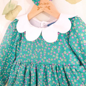 Liberty London dress - Floral Print Girl Dress - long sleeve liberty dress - liberty fabric dress - Liberty Print dress - ditsy floral dress