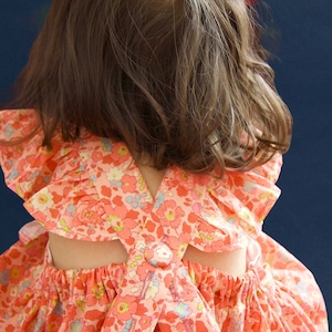 Liberty of London dress, Pinafore girl dress, Floral Print Dress, Liberty Baby Dress, Liberty Fabric Dress, Ditsy Flower, Liberty Sun Dress