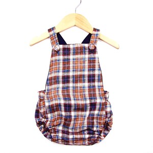 Baby Linen Romper Baby Suspender Bloomer Baby Boy Romper Linen Playsuit B U00e9b U00e9 Gar U00e7on Barboteuse Check Linen Romper Baby Linen Clothing Linen Clothing Footies Rompers Pcpplasticos Co