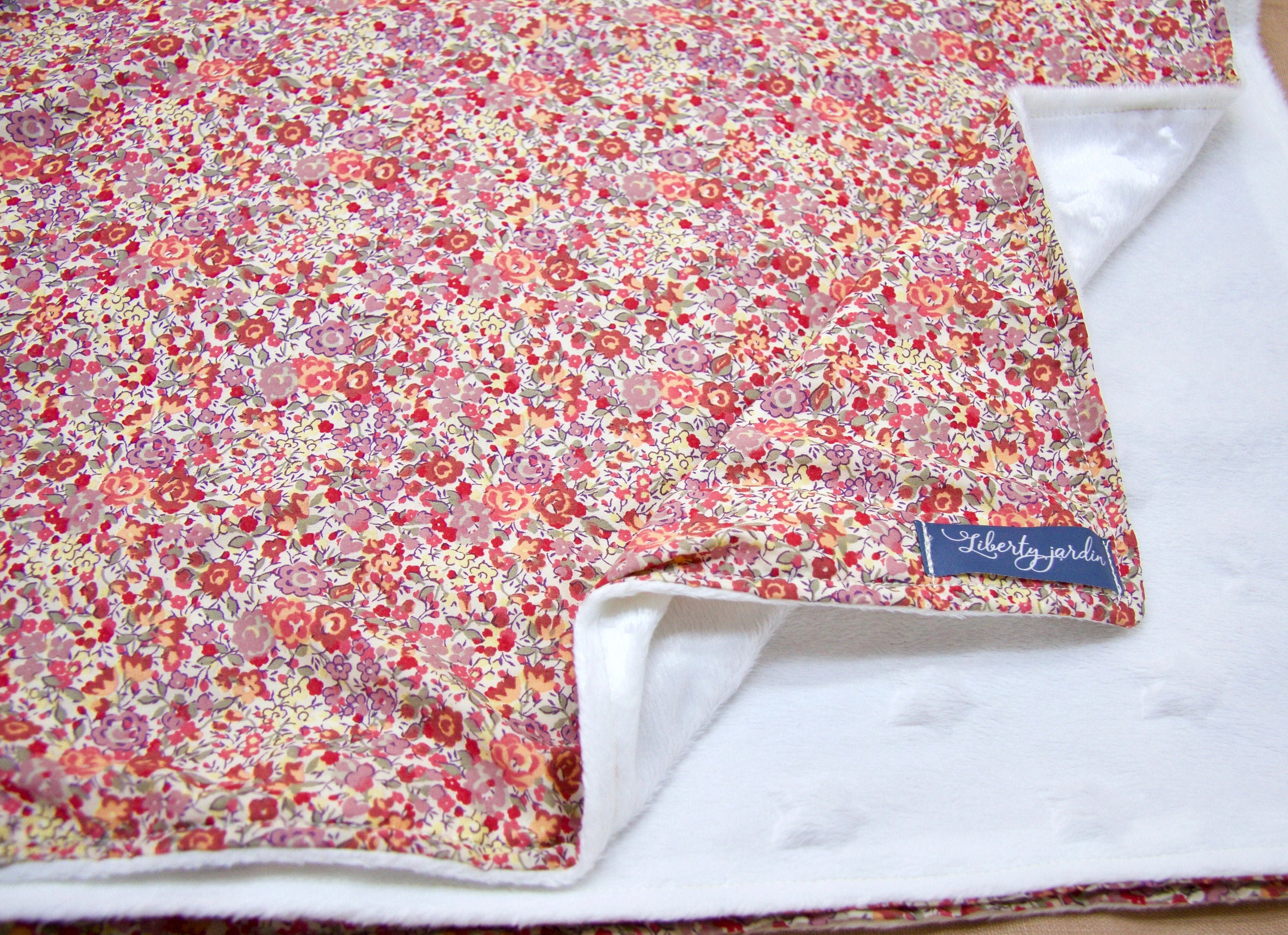 Couverture Bébé Liberty, Couverture Liberty, Liberty London, Naissance Cadeau, Couverture Minky, Bab