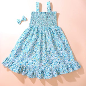 LIBERTY Girl Smock Dress Made With Liberty of London Tana Lawn Fabric