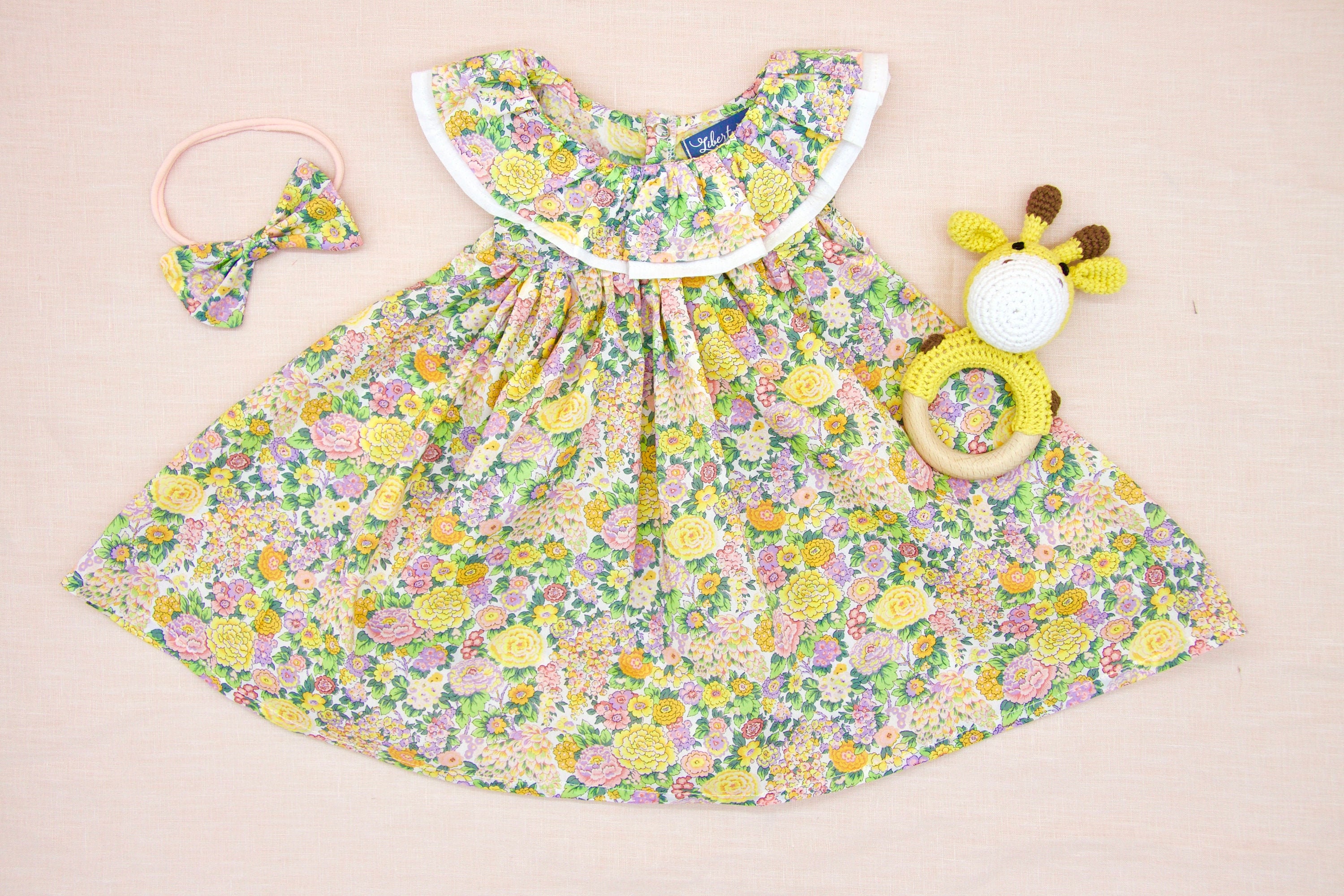 Comodino Liberty Per Camera Bambini - Legno E MDF, Design Colorato, 50x55x22 Cm - Foto 3