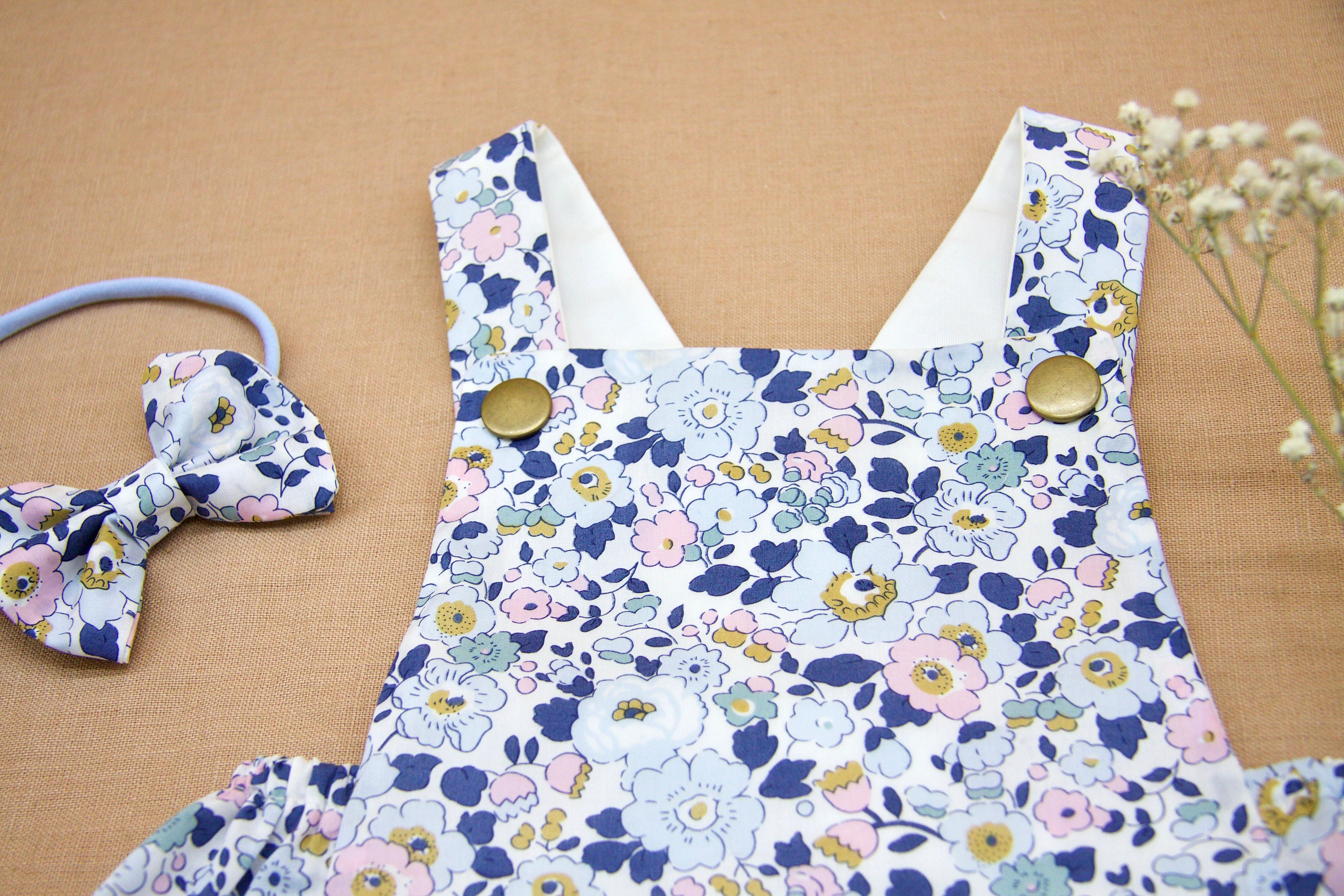 Liberty Romper Liberty of London baby Liberty onesie baby Etsy