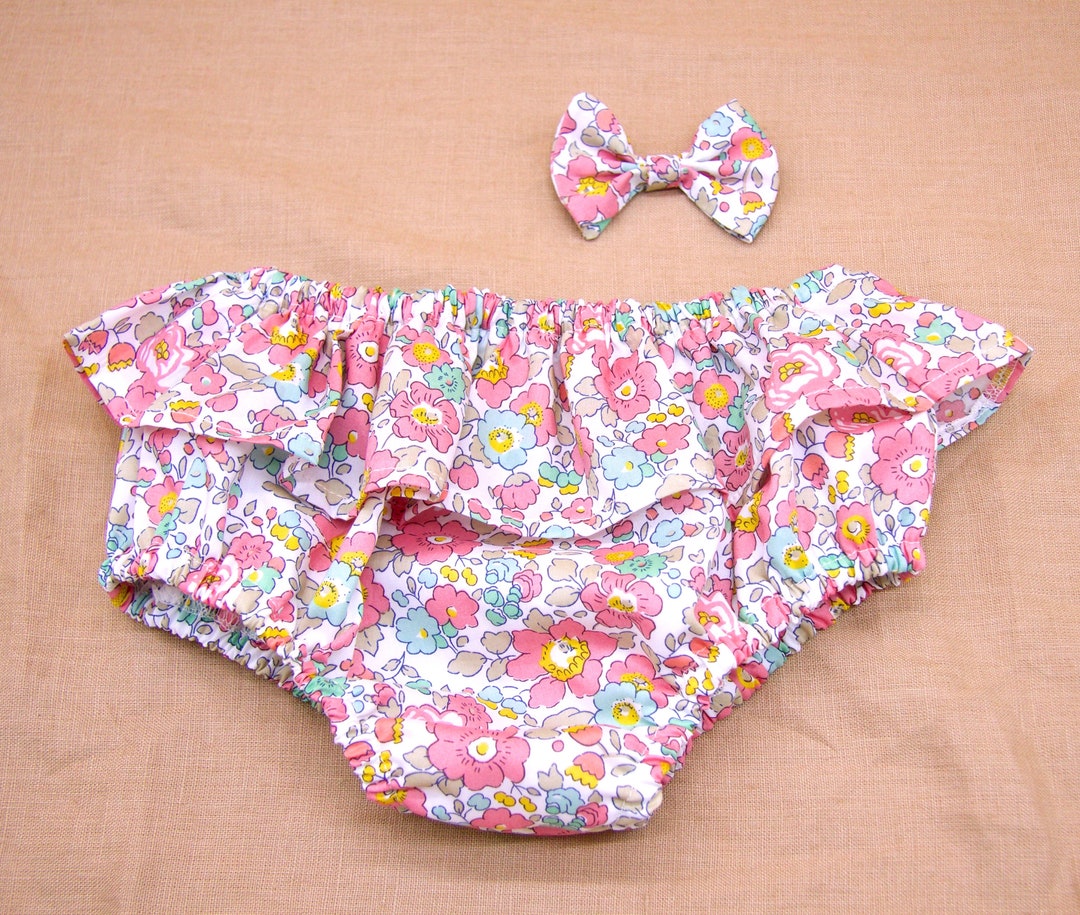Baby Loren Girls Navy Blue Ahoy Sailor Bloomers Set main image 0