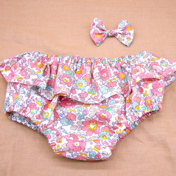 Bloomer Liberty,Maillot de bain Liberty,culotte de bain Liberty,bloomer Liberty bébé,LIberty of London,bermuda bebe Liberty,culotte bebe