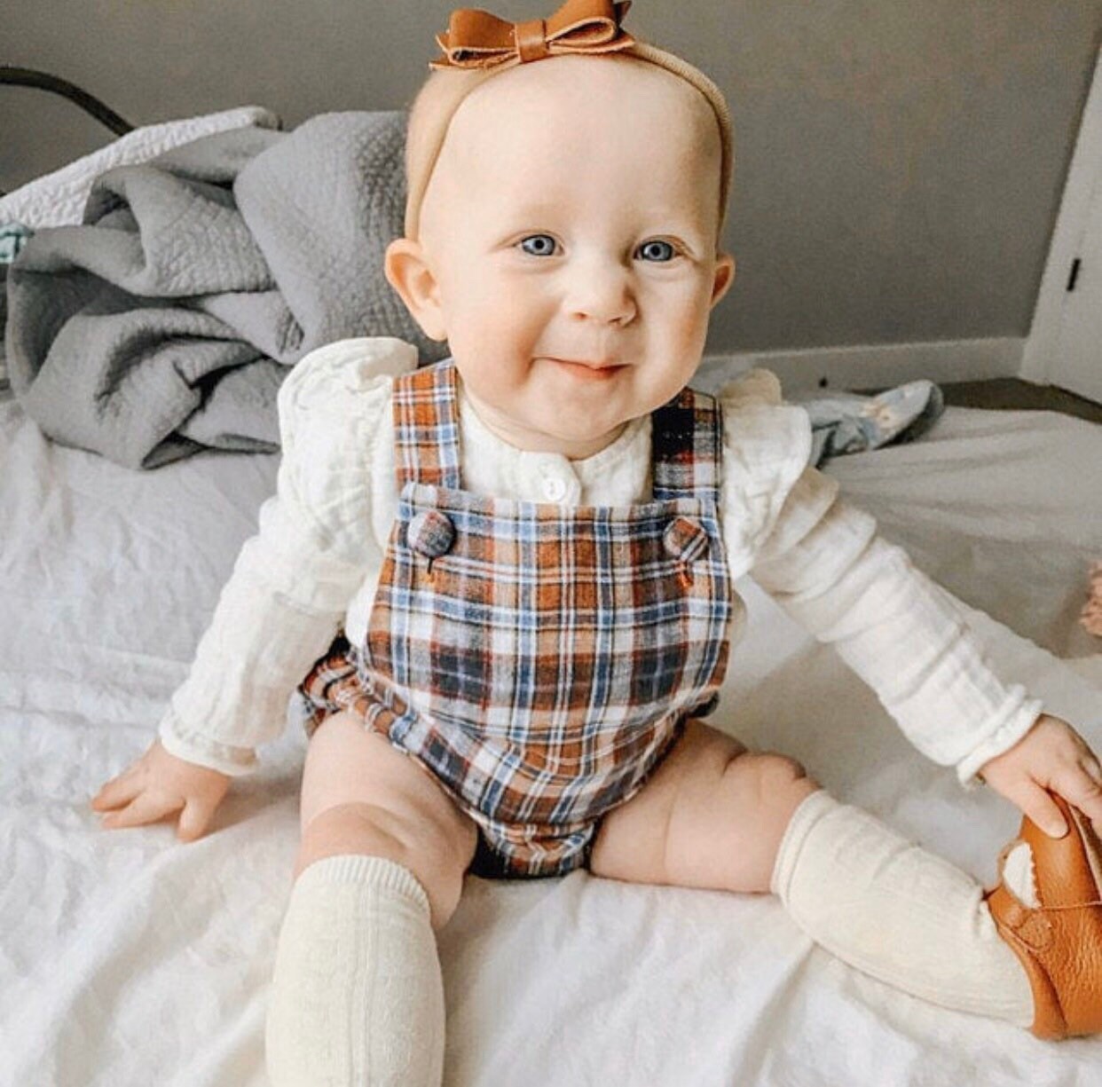 Linen romperbaby bubble romper baby boy romperbaby summer Etsy