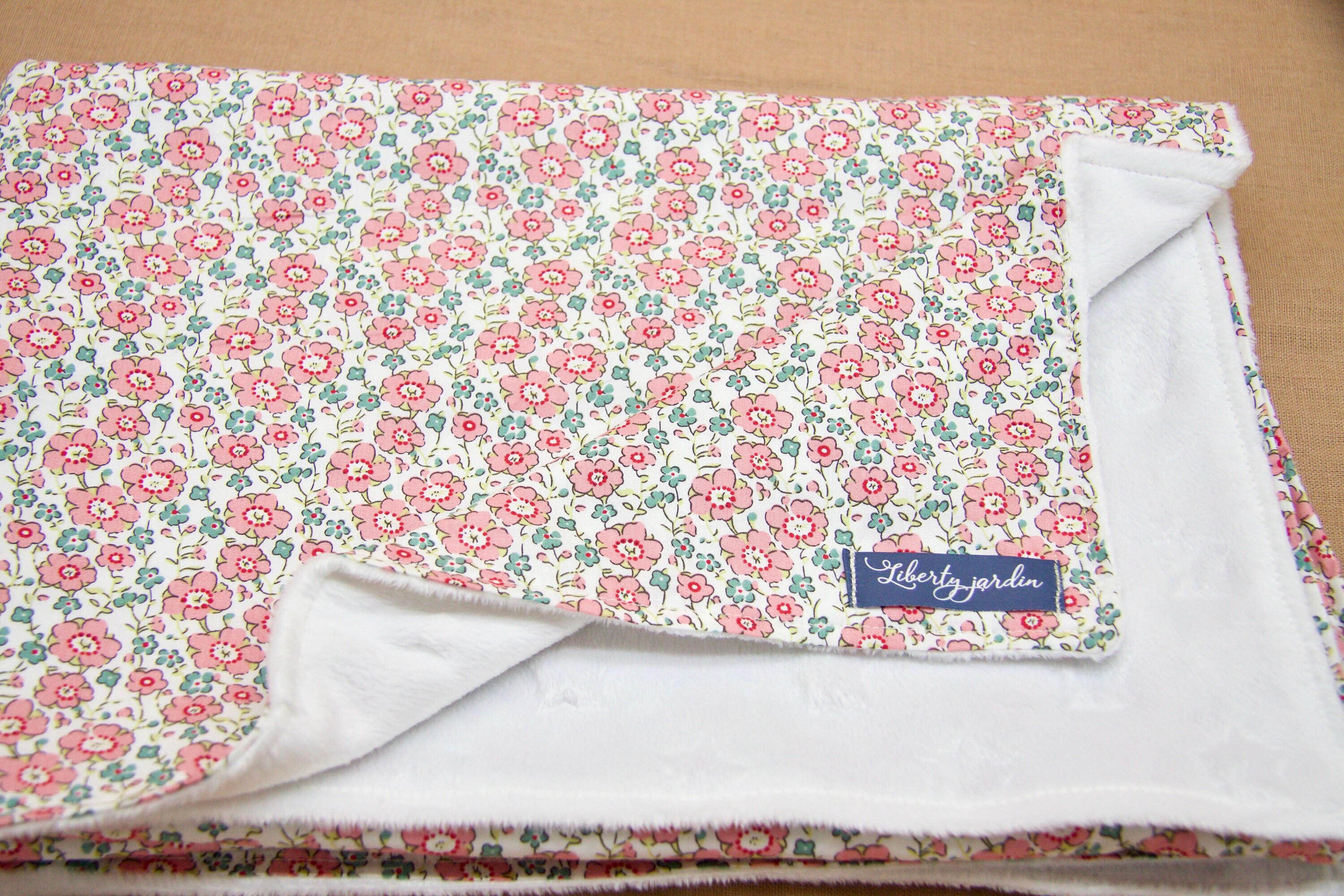 Couverture Bébé, Couverture à Emmitoufler, Couverture Câliner, Coton Biologique, Couverture Minky, B