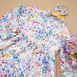 Robe fille Liberty,robe bébé Liberty,robe liberty London,robe baptême,robe baptême liberty,vetêments bébé fille, robe Liberty of London